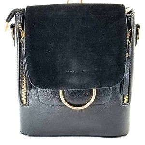 NEW Yoome Women Genuine Rev Leather Circle Hardwar